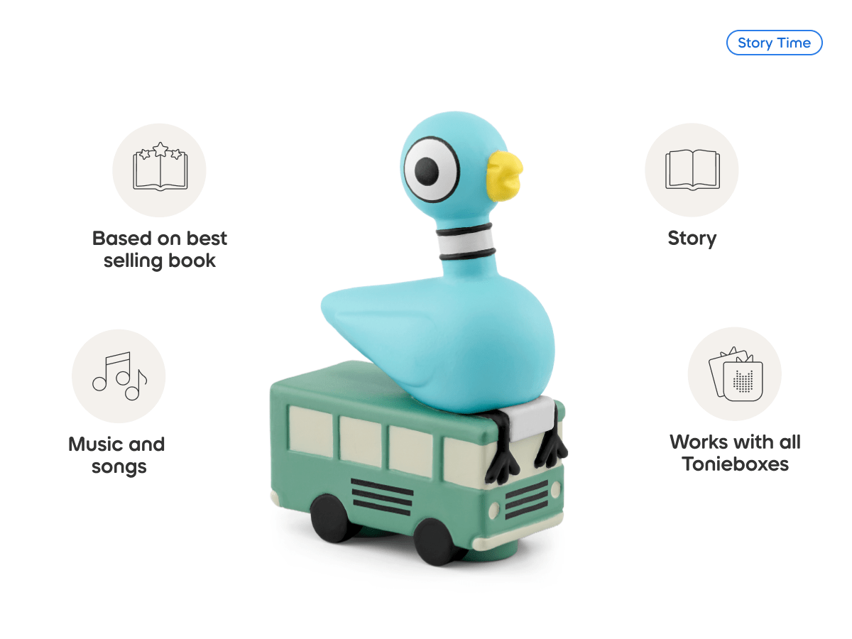 Mo Willems' The Pigeon Series Tonie Audio Character