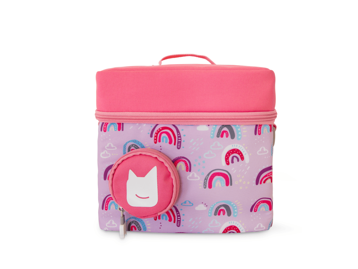 Listen and Go Bag for Toniebox Pink Over The Rainbow Audio Player
