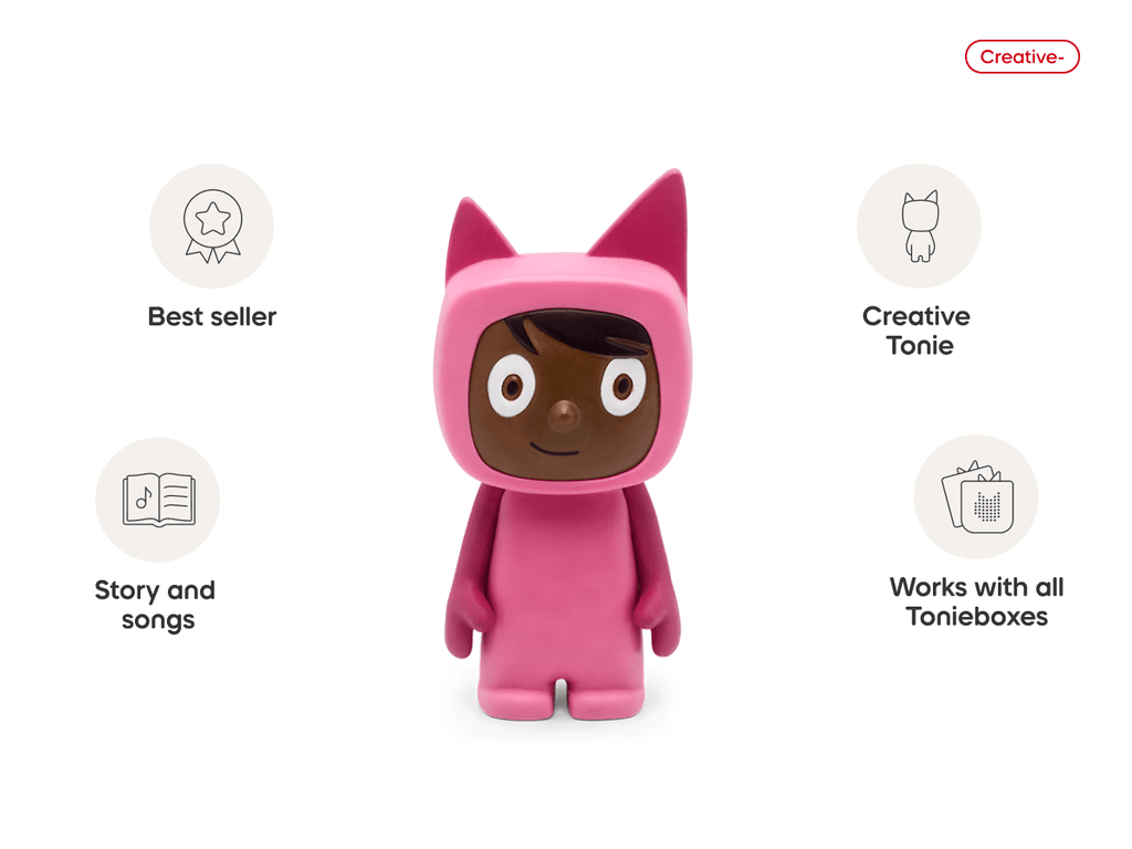 Pink with Dark Hue Creative Tonie Audio Character Recordable