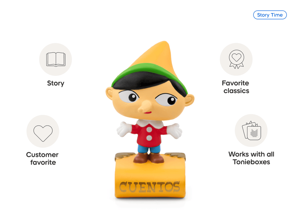 Pinocho y Otros Cuentos Clásicos Tonie en Español Audio Character