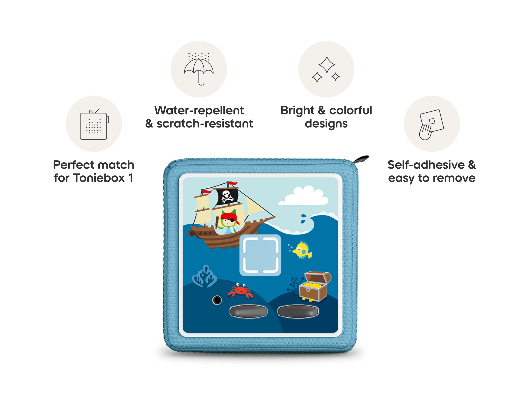 Topper for Toniebox 1 Pirate Voyage Audio Player