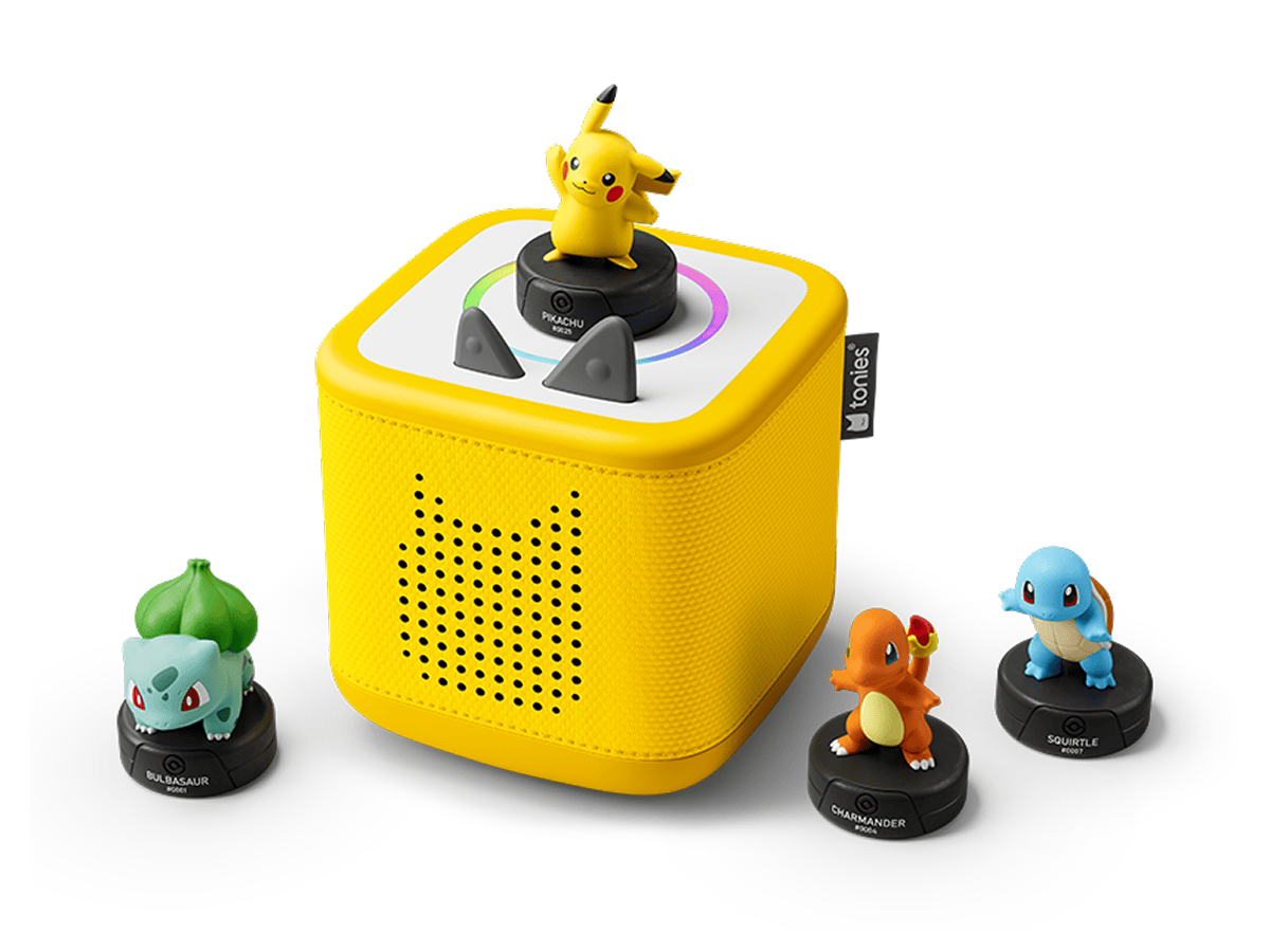 Pokémon Toniebox 2 Set  Lightning Yellow Audio Player Collection