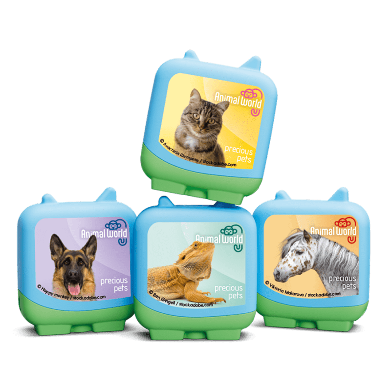 Animal World Precious Pets Pocket Tonies 4 Pack Audio Character