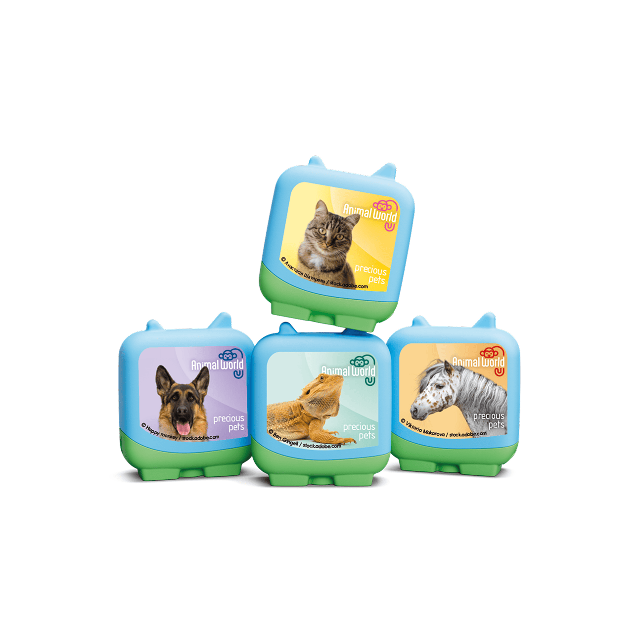 Animal World Precious Pets Pocket Tonies 4 Pack Audio Character