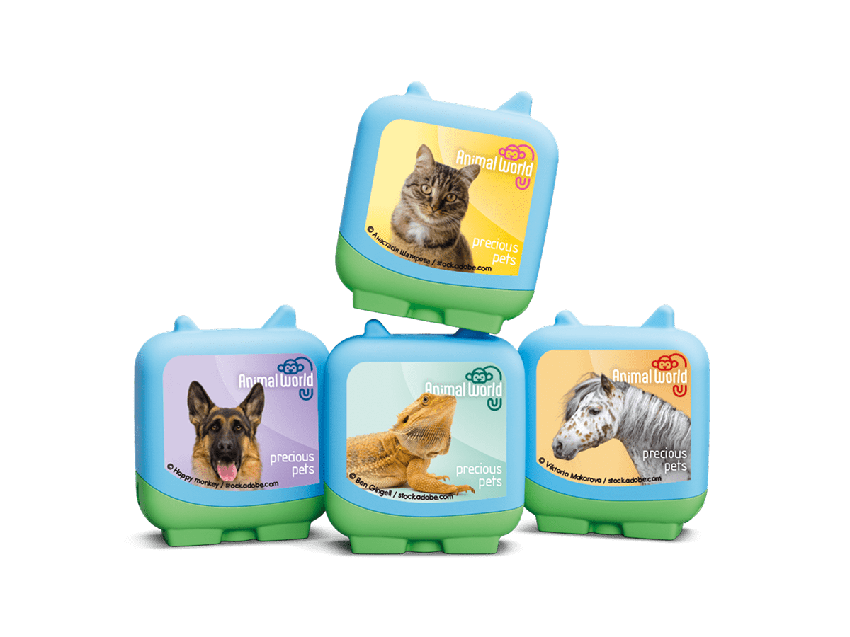 Animal World Precious Pets Pocket Tonies 4 Pack Audio Character