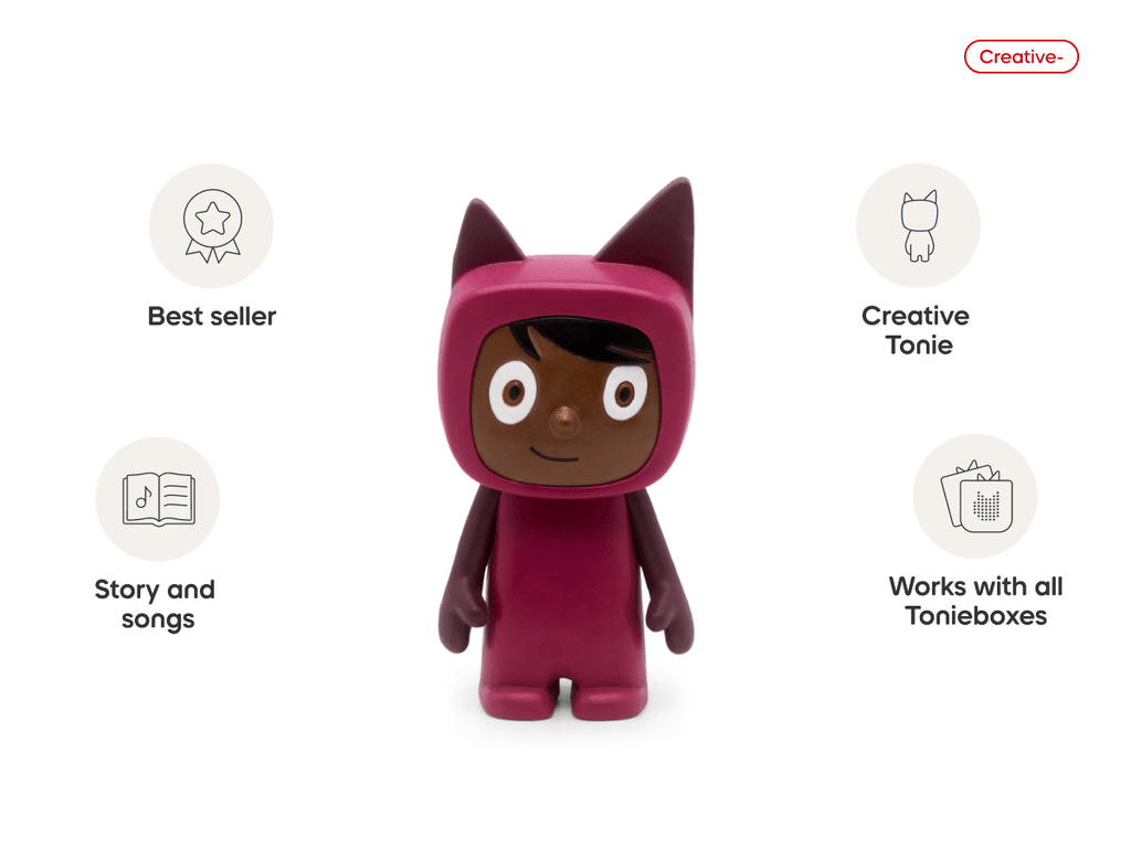 Purple with Dark Hue Creative Tonie Audio Character Recordable