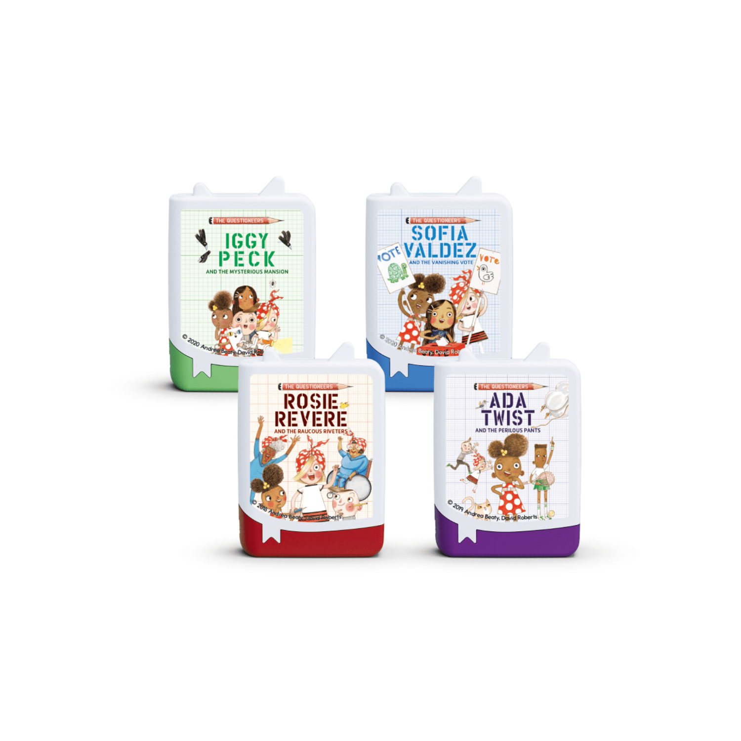 Questioneers Book Tonies 4 Pack Audio Character