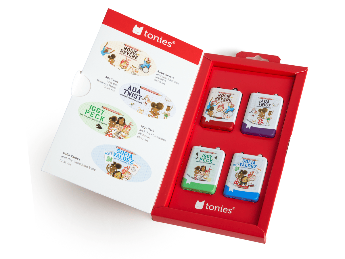 Questioneers Book Tonies 4 Pack Audio Character