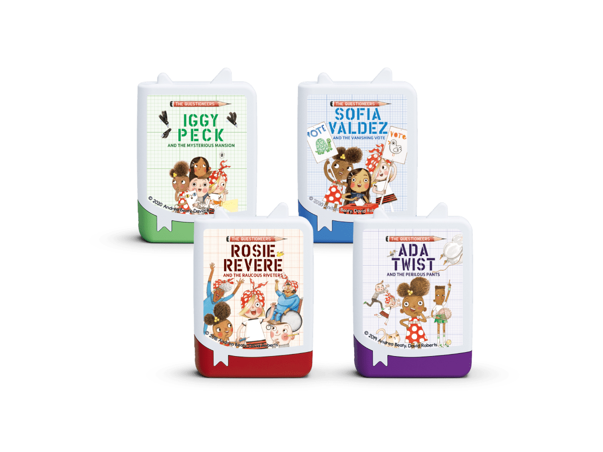 Questioneers Book Tonies 4 Pack Audio Character