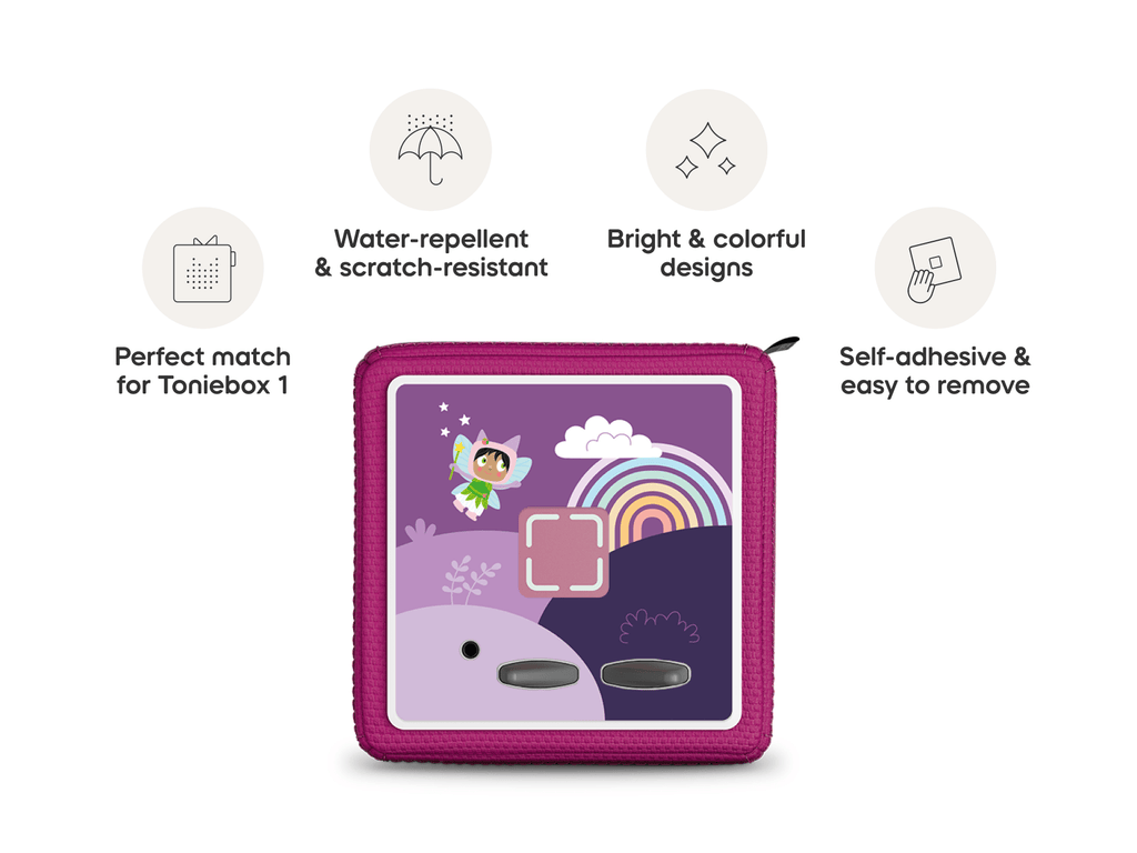 Topper for Toniebox 1 Rainbow Party Audio Player
