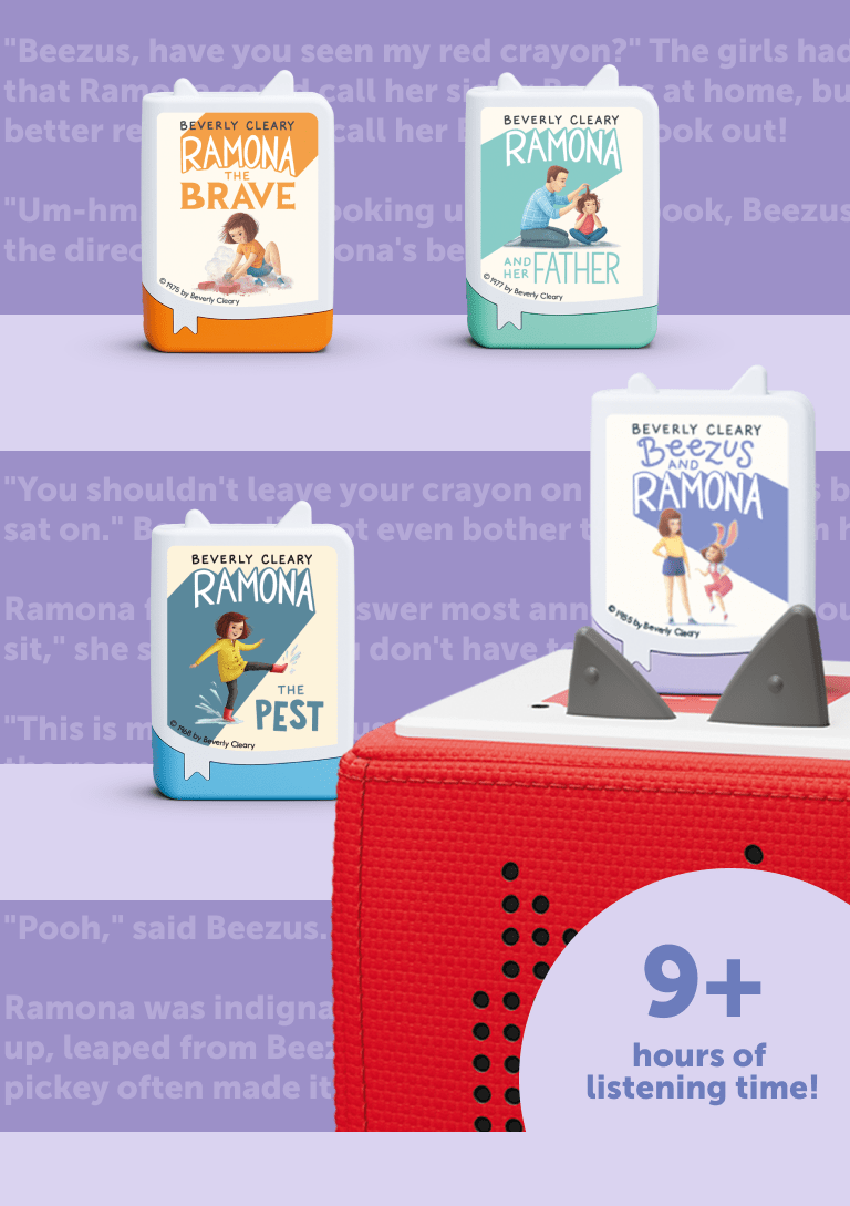 Ramona Book Tonies 4 Pack Audio Character