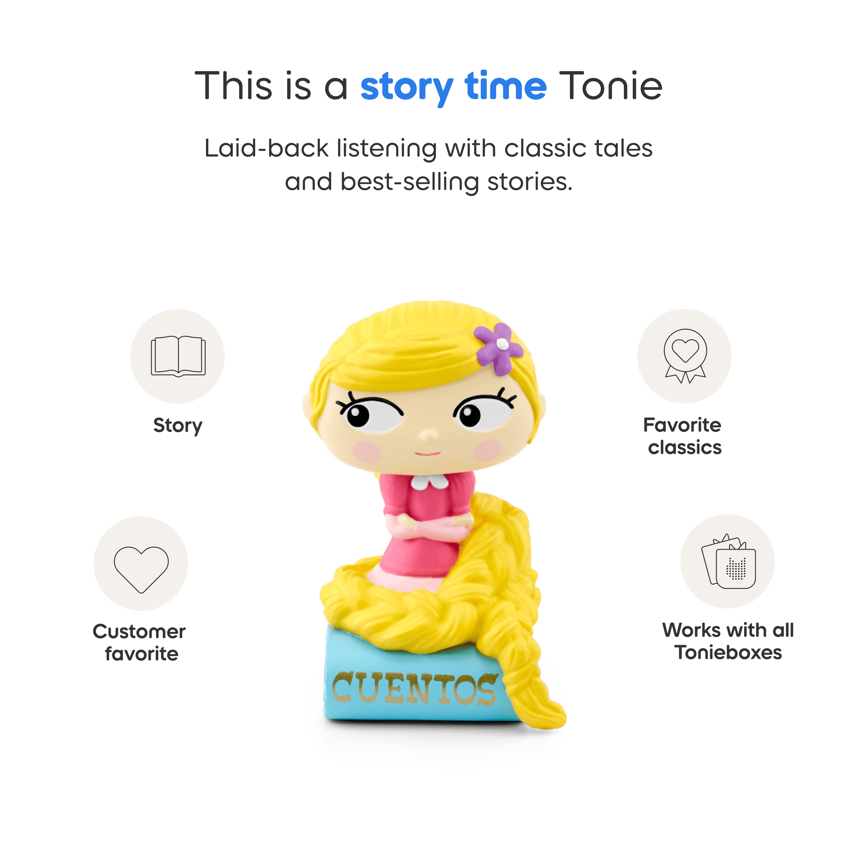 Rapunzel and Otros Cuentos De Hadas Tonie en Español Audio Character