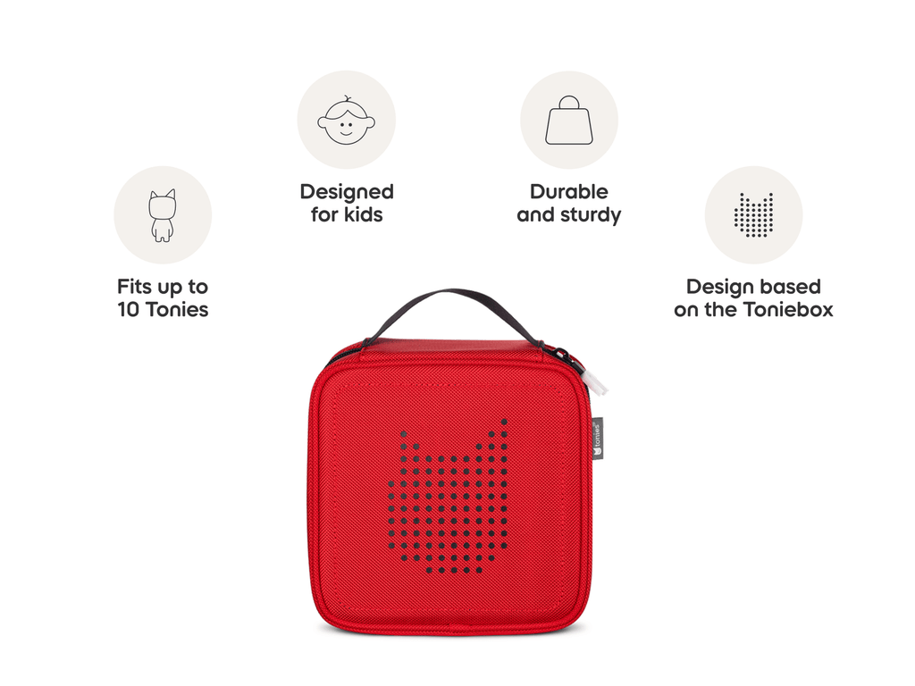 Carrying Case for Tonies Red Audio Character Cover