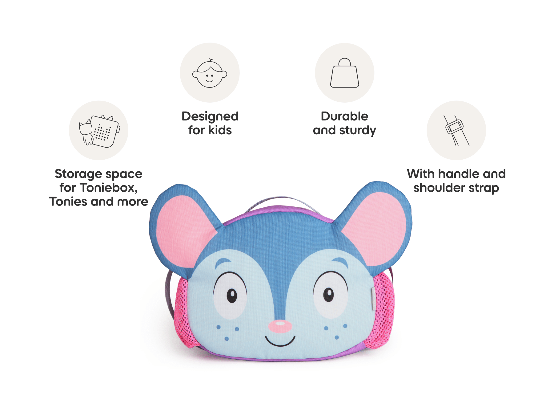 Character Bag for Toniebox Lalalinos Scout Audio Player