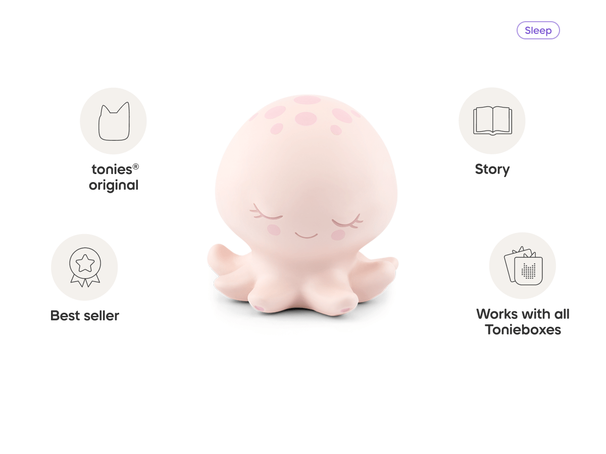 Sleepy Octopus Bedtime Story from the Ocean Tonie Audio Character Tale