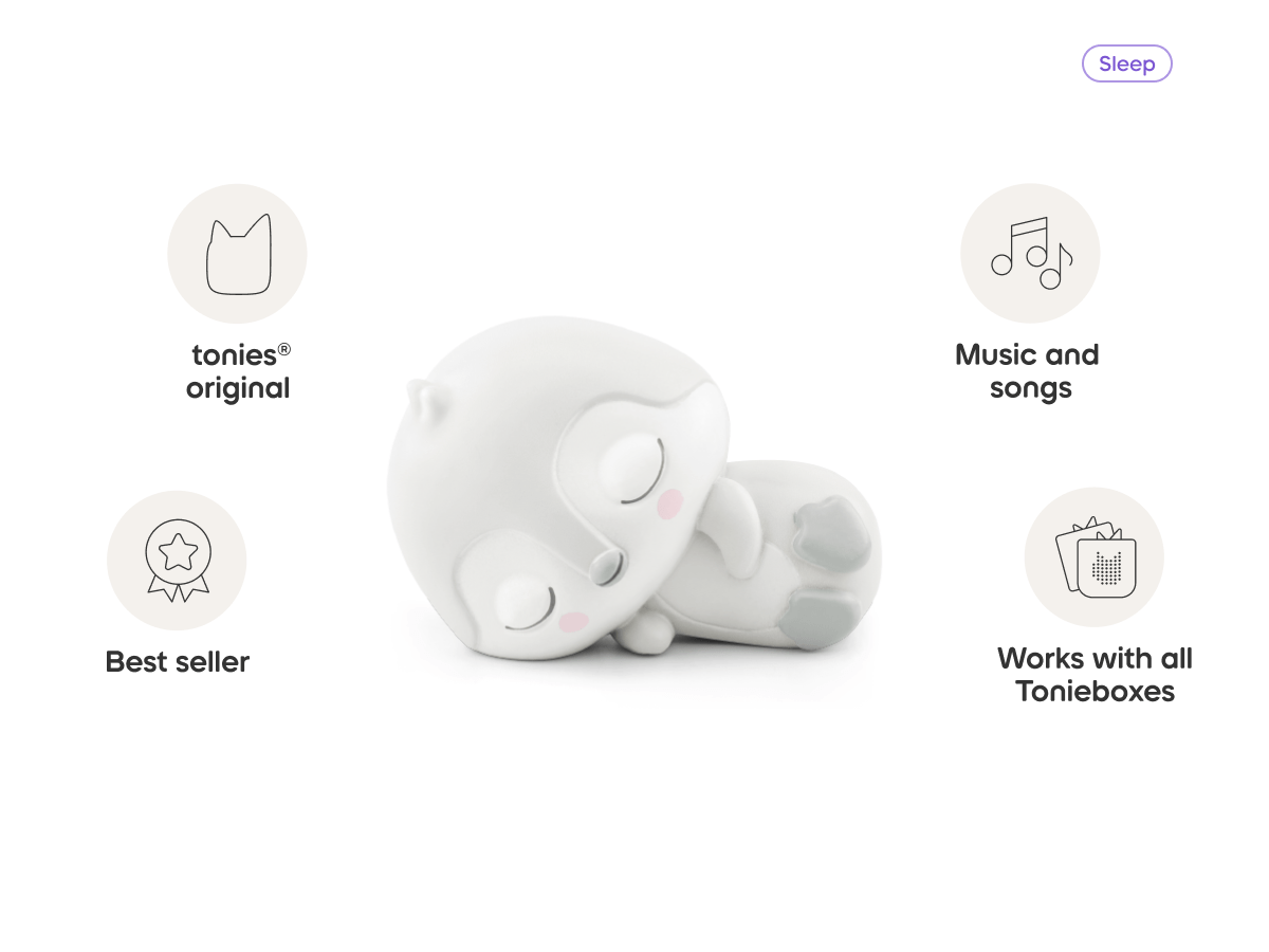 Sleepy Penguin White Noise from the Ocean Tonie Audio Character Bedtime