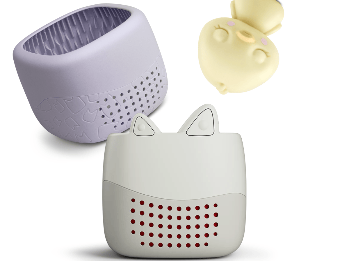 Toniebox Lite Sleepy Set and Pastel Lilac Cover Audio Player Lightweight Collection Case Bedtime