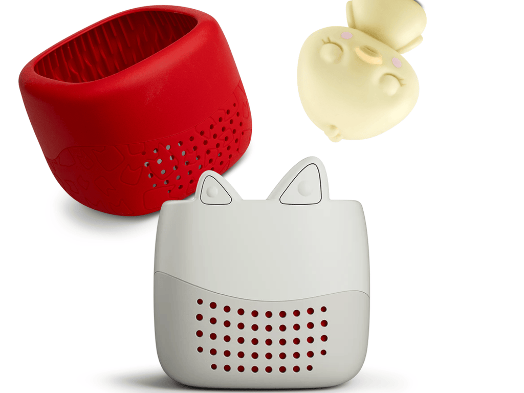 Toniebox Lite Sleepy Set and Sunset Red Cover Audio Player Lightweight Collection Case Bedtime