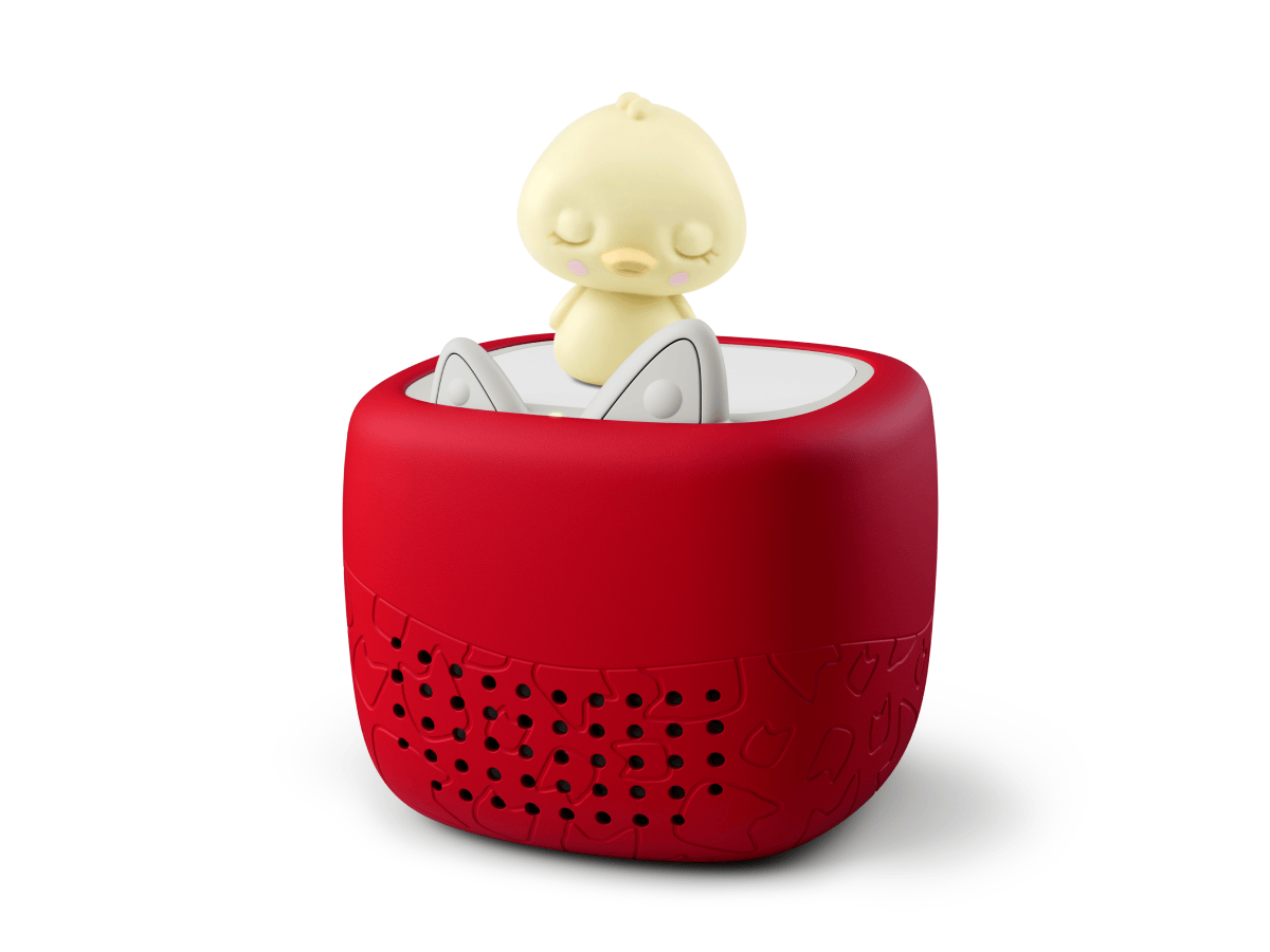 Toniebox Lite Sleepy Set and Sunset Red Cover Audio Player Lightweight Collection Case Bedtime