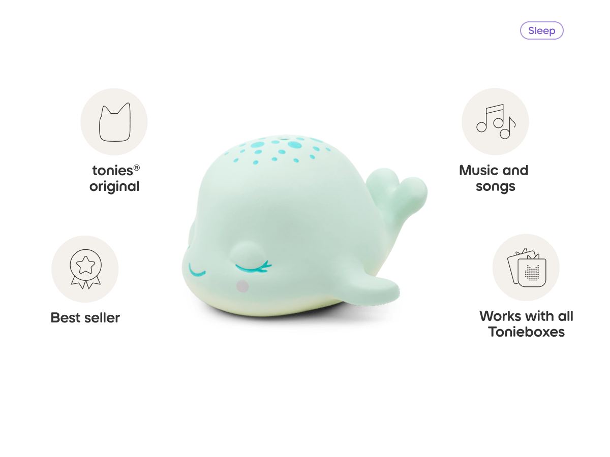 Sleepy Whale Lullabies from the Ocean Tonie Audio Character Bedtime