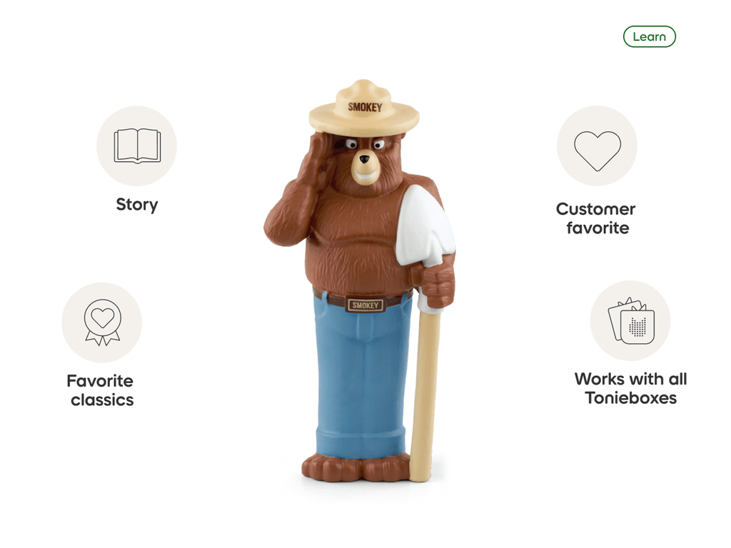 Smokey Bear Tonie Audio Character