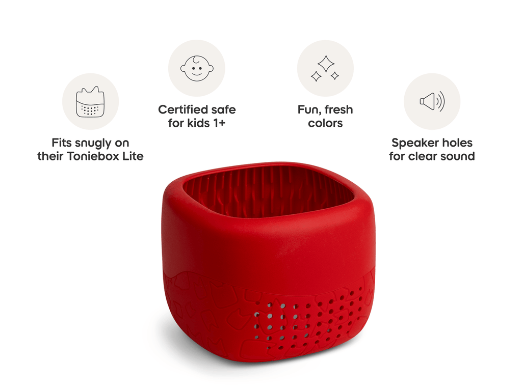 Toniebox Lite Cover Sunset Red Audio Player Lightweight Case