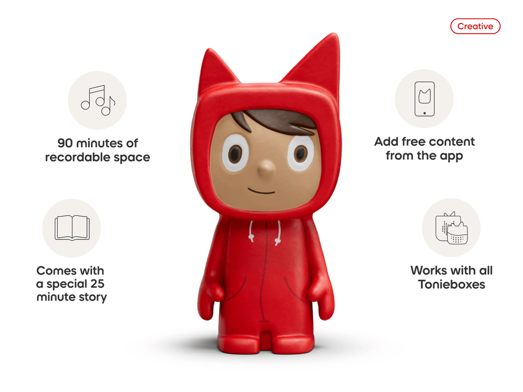 Toniebox Lite My Story Set Audio Player Lightweight Collection Tale
