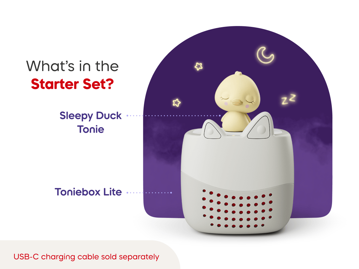 Toniebox Lite Sleepy Set Audio Player Lightweight Collection Bedtime