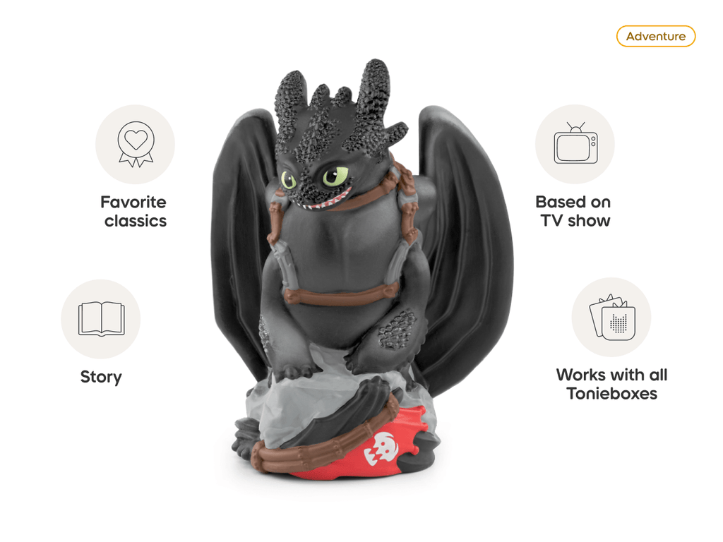 How to Train Your Dragon Toothless Tonie Audio Character