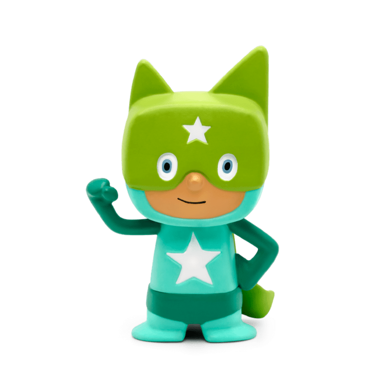 Turquoise and Green Superhero Creative Tonie Audio Character Recordable