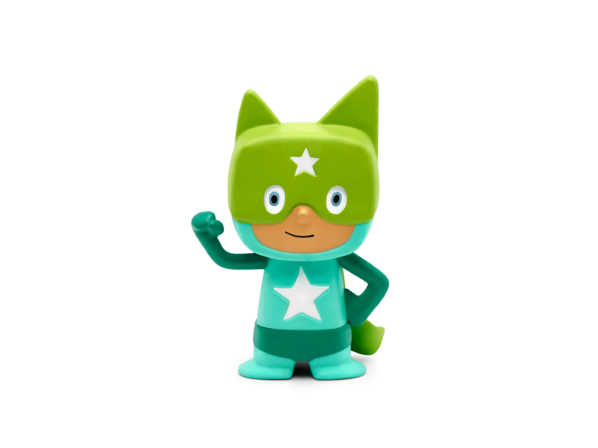 Turquoise and Green Superhero Creative Tonie Audio Character Recordable