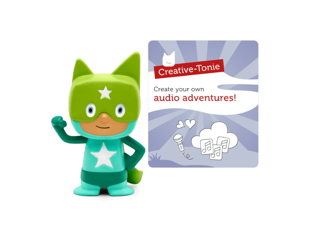 Turquoise and Green Superhero Creative Tonie Audio Character Recordable