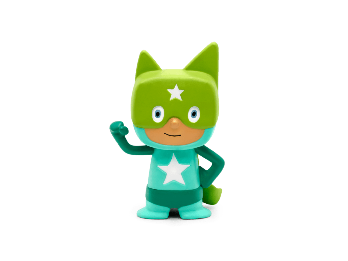 Turquoise and Green Superhero Creative Tonie Audio Character Recordable