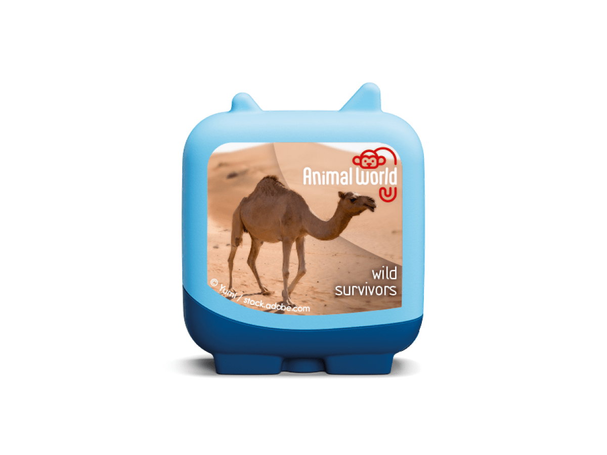 Animal World Wild Survivors Pocket Tonies 4 Pack Audio Character