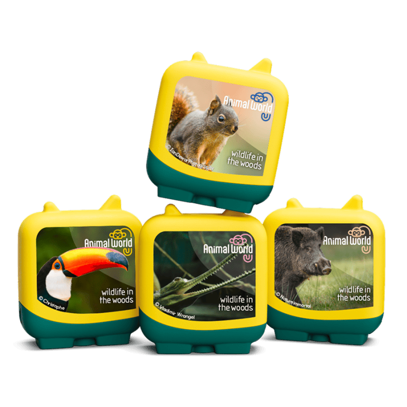 Animal World Wildlife in the Woods Pocket Tonies 4 Pack Audio Character