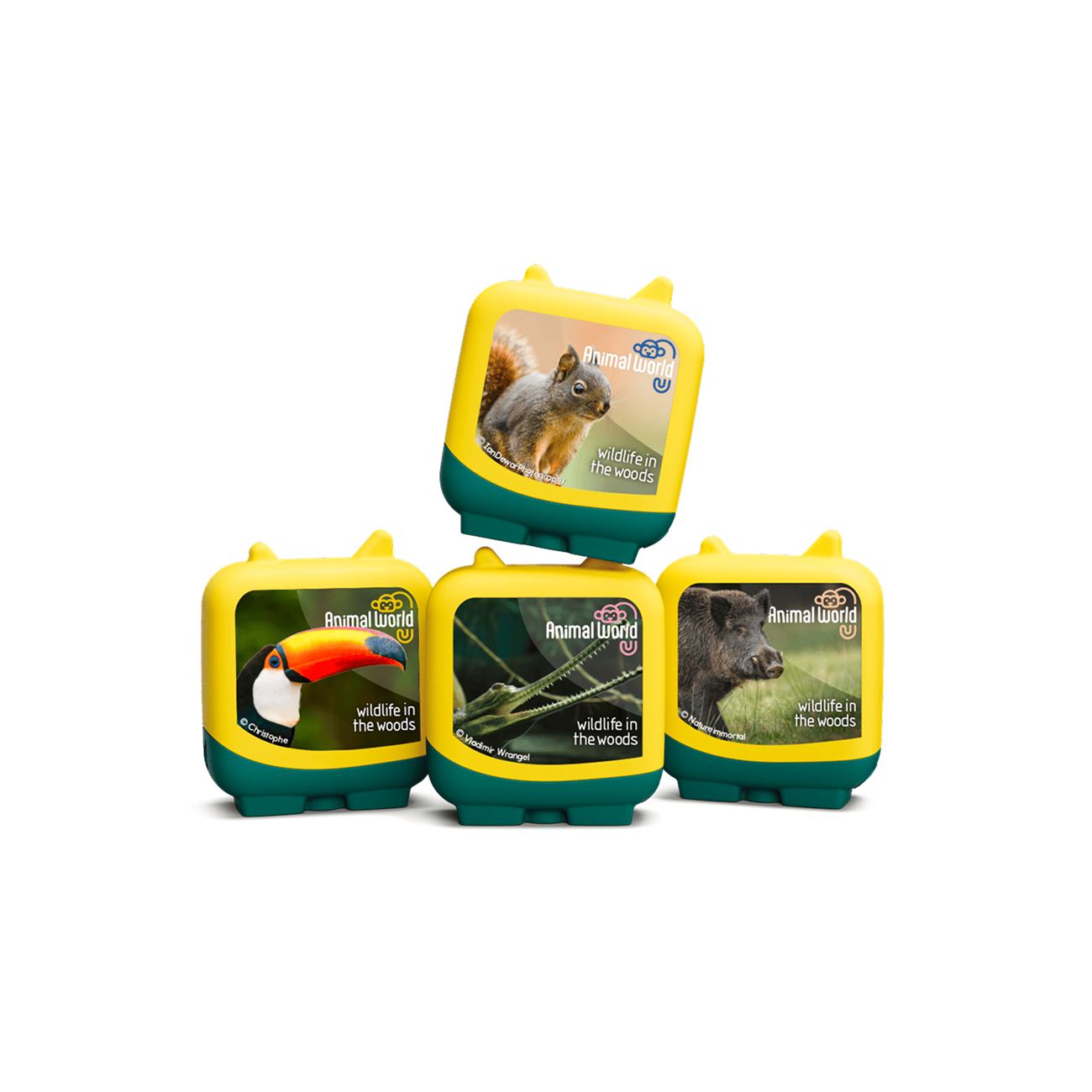 Animal World Wildlife in the Woods Pocket Tonies 4 Pack Audio Character