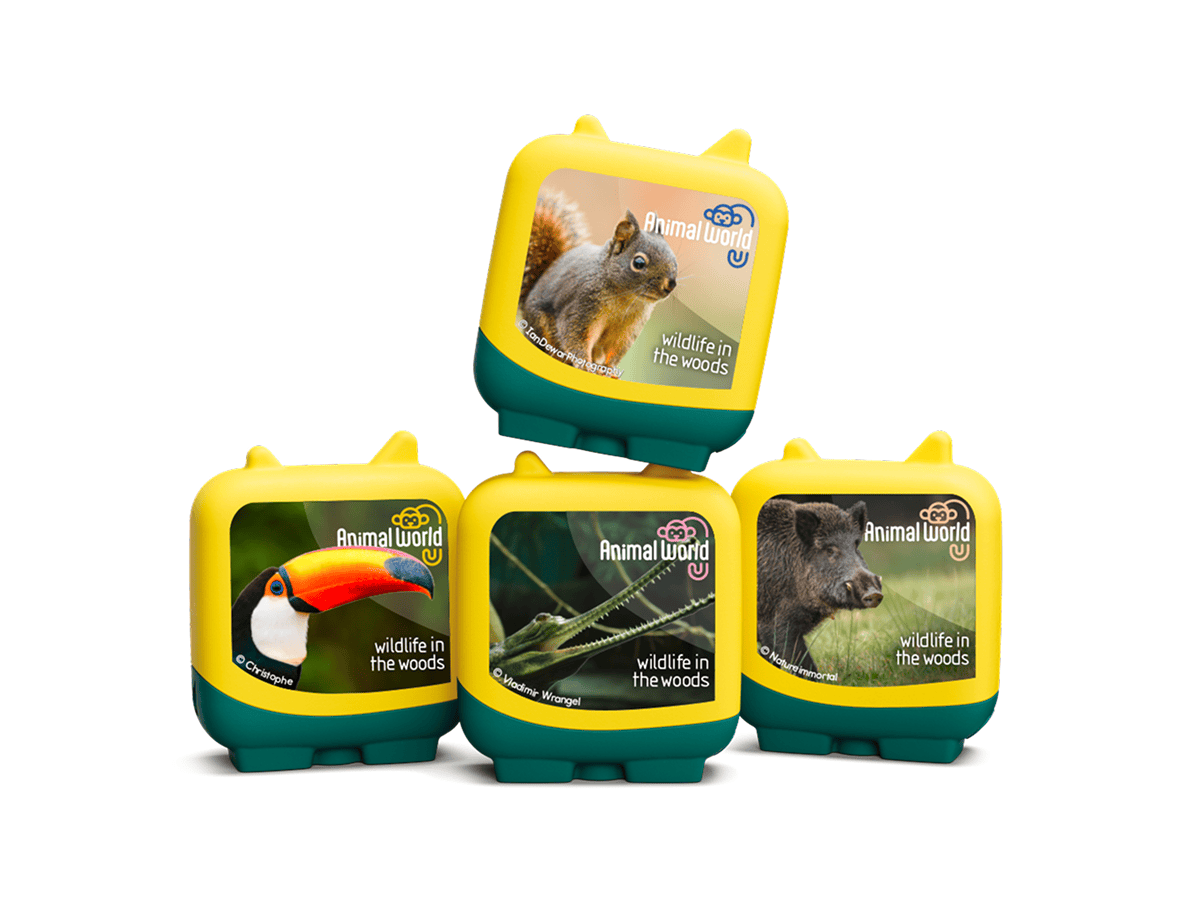 Animal World Wildlife in the Woods Pocket Tonies 4 Pack Audio Character