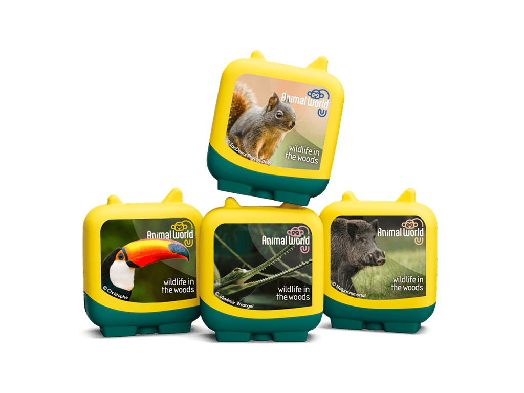 Animal World Wildlife in the Woods Pocket Tonies 4 Pack Audio Character