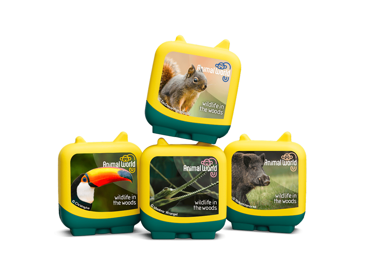 Animal World Wildlife in the Woods Pocket Tonies 4 Pack Audio Character