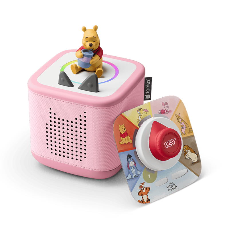 Disney Winnie the Pooh Toniebox 2 Play Set Cloud Pink Audio Player Collection