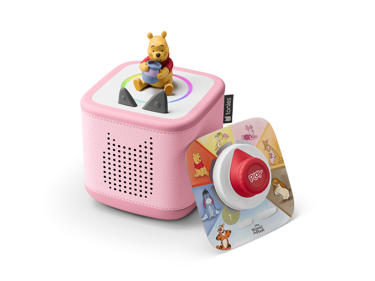 Disney Winnie the Pooh Toniebox 2 Play Set Cloud Pink Audio Player Collection
