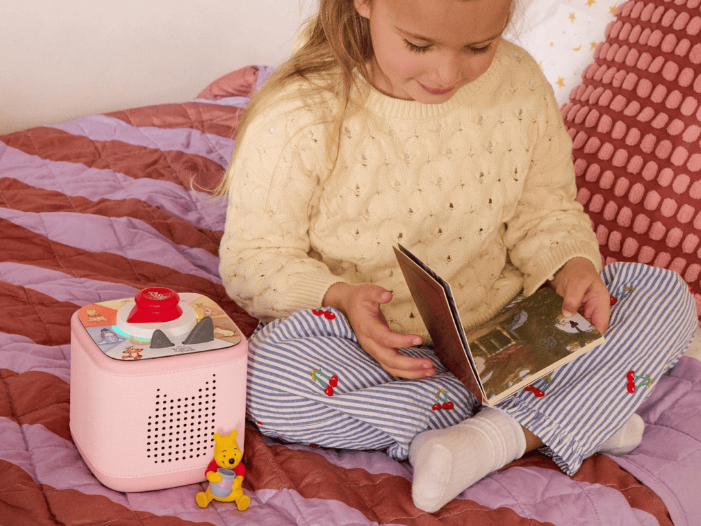 Disney Winnie the Pooh Toniebox 2 Play Set Cloud Pink Audio Player Collection
