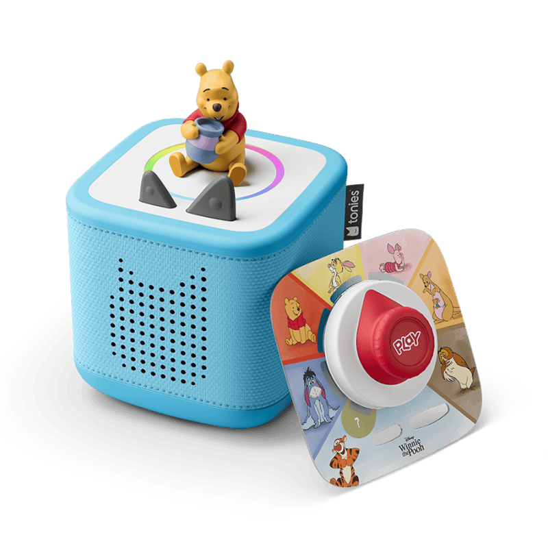 Disney Winnie the Pooh Toniebox 2 Play Set Sky Blue Audio Player Collection
