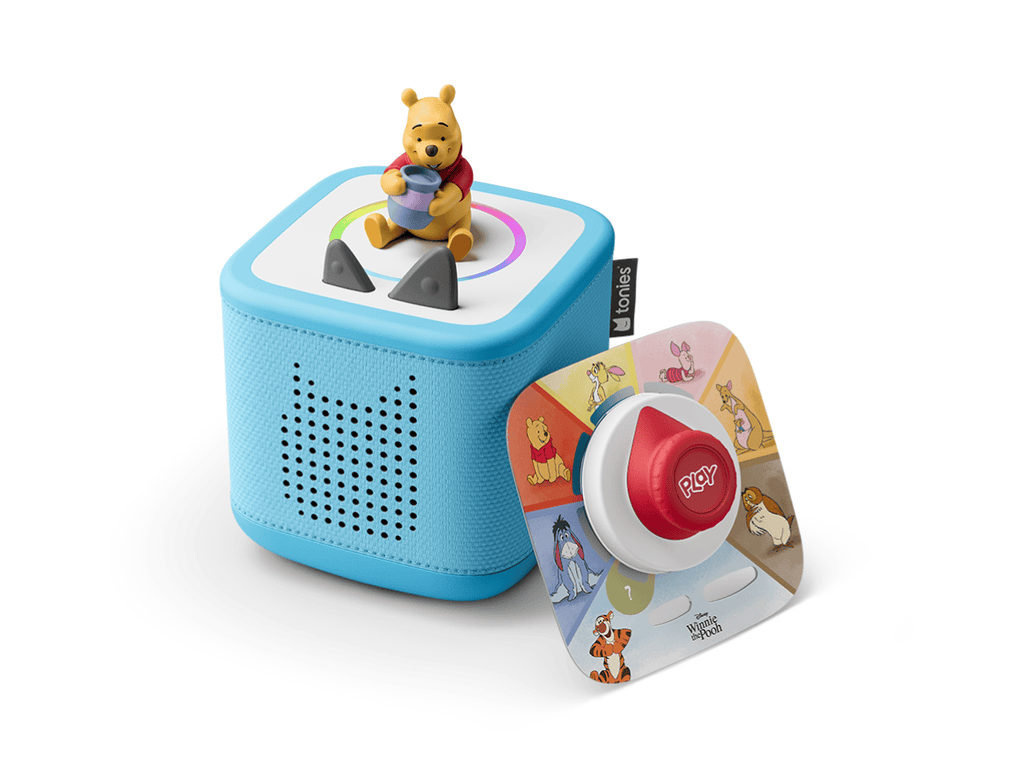 Disney Winnie the Pooh Toniebox 2 Play Set Sky Blue Audio Player Collection