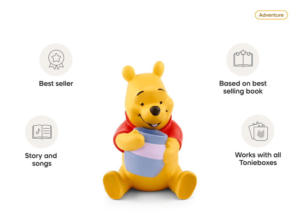 Disney Winnie the Pooh Toniebox 2 Play Set Sky Blue Audio Player Collection