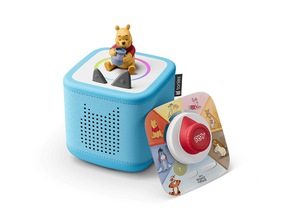 Disney Winnie the Pooh Toniebox 2 Play Set Sky Blue Audio Player Collection