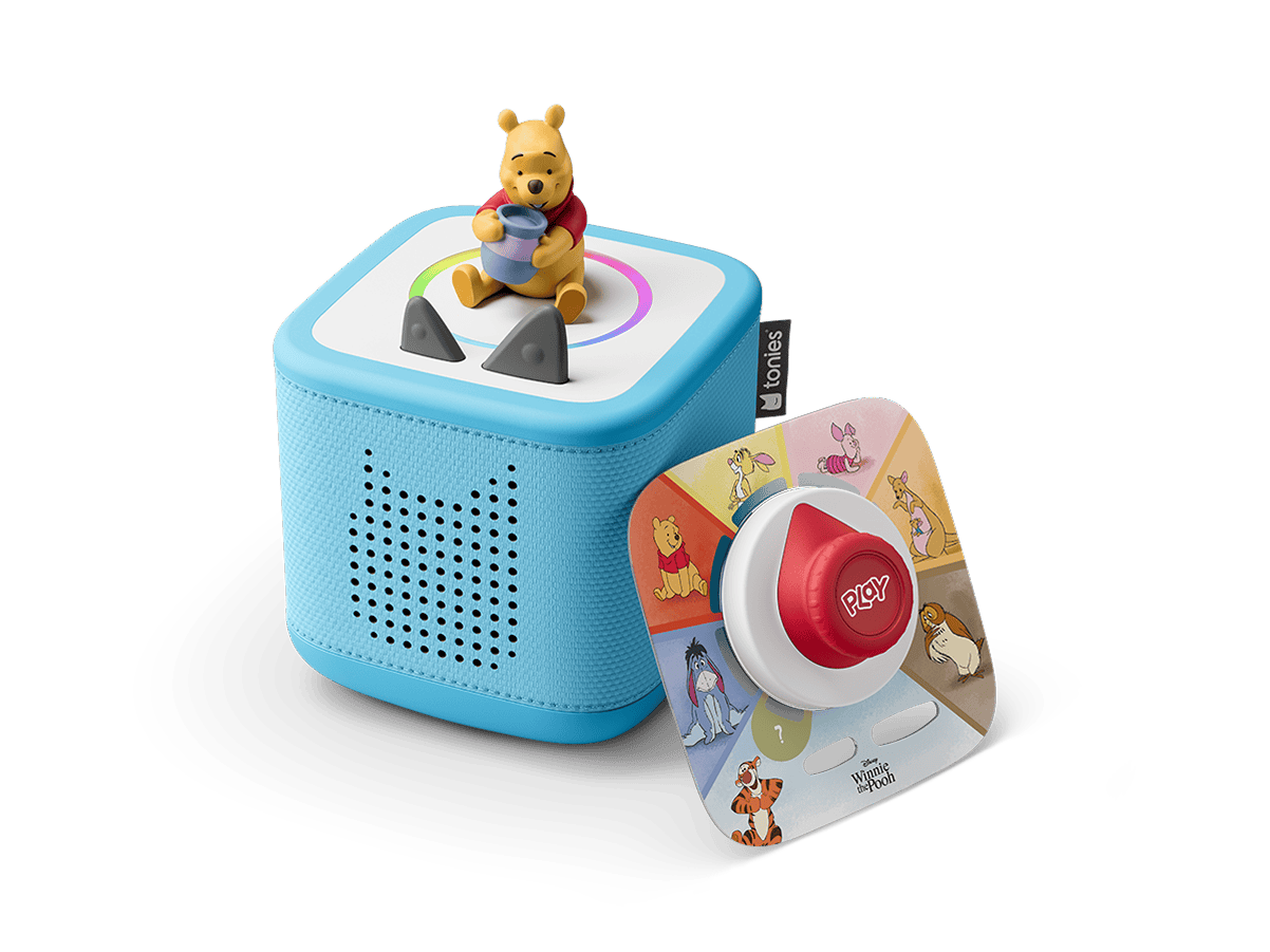 Disney Winnie the Pooh Toniebox 2 Play Set Sky Blue Audio Player Collection