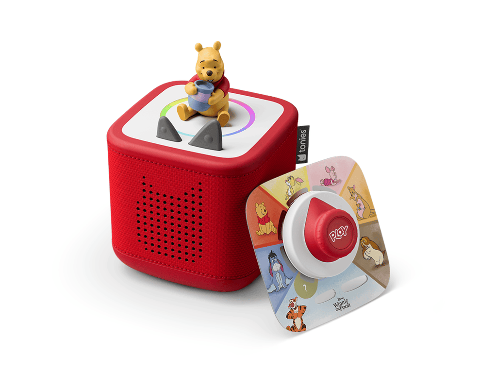 Disney Winnie the Pooh Toniebox 2 Play Set Sunset Red Audio Player Collection