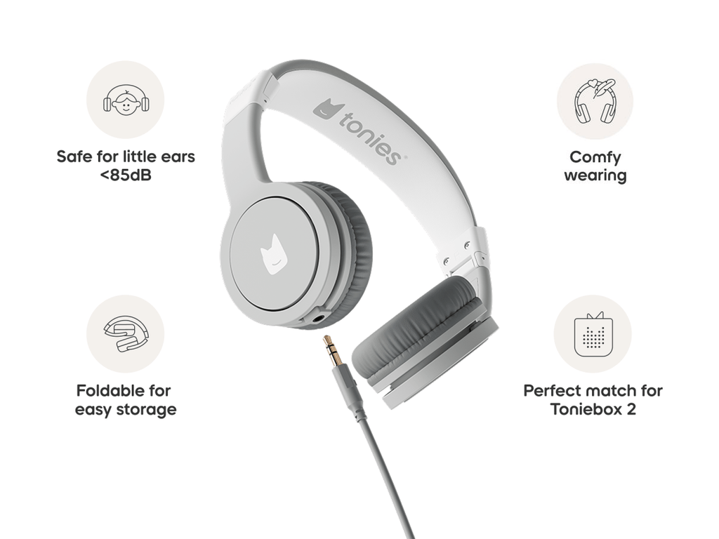Wired Headphones Moon Gray Premium