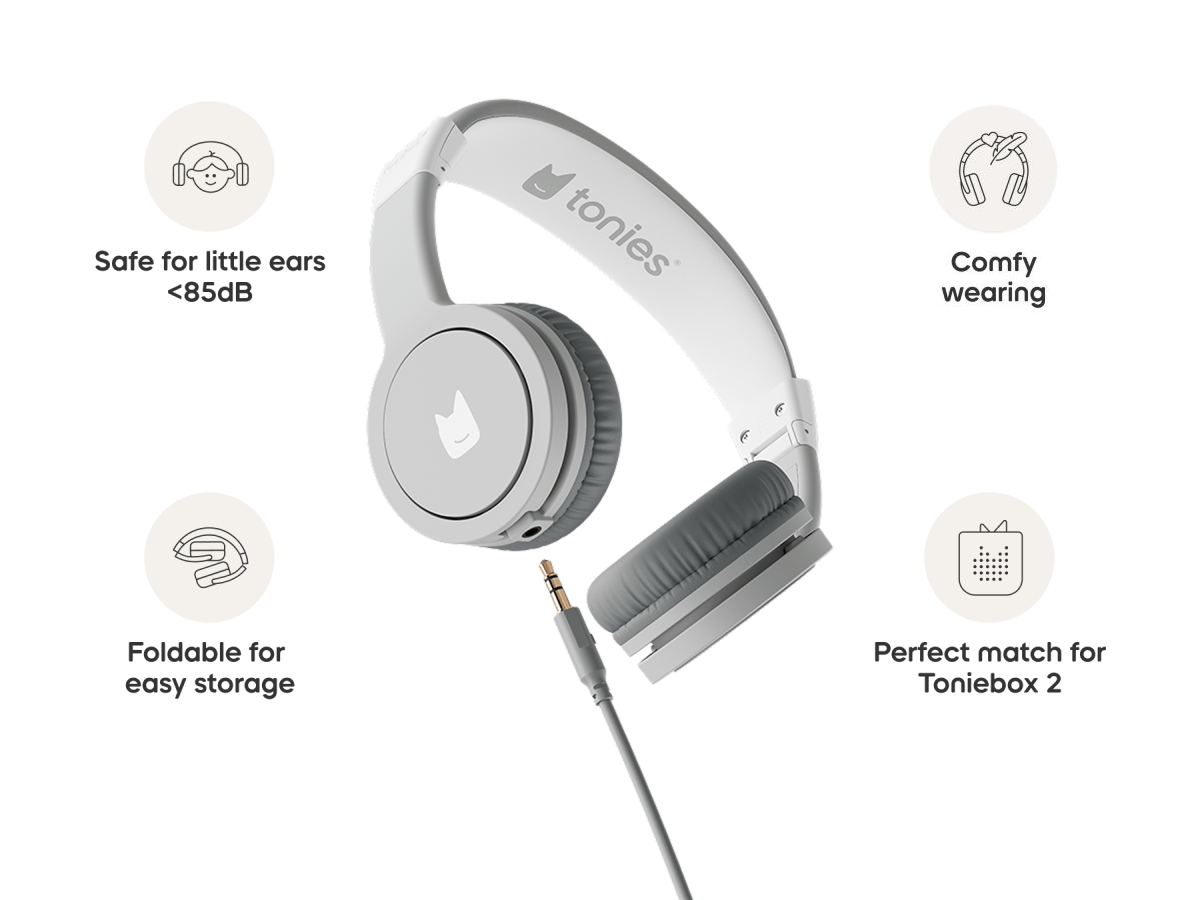 Wired Headphones Moon Gray Premium